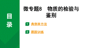 2024中考化学试题研究 第一部分 成都中考考点研究 微专题8 物质的检验与鉴别 (课件).pptx