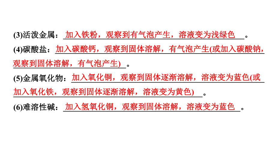 2024中考化学试题研究 第一部分 成都中考考点研究 微专题8 物质的检验与鉴别 (课件).pptx_第3页