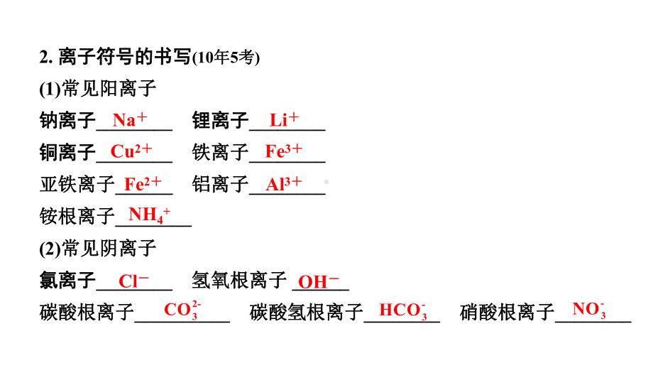 2024沈阳中考化学二轮专题突破 微专题 化学用语（课件）.pptx_第3页