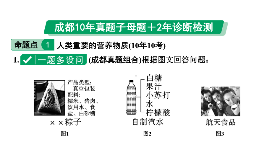 2024中考化学考点一轮复习 化学与生活 (课件).pptx_第2页