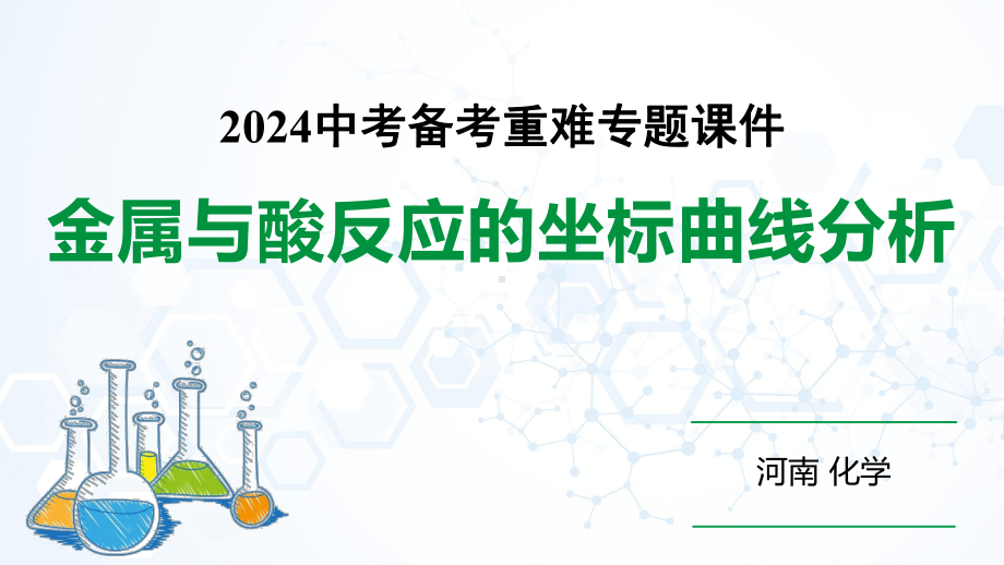 河南省2024年化学中考热点备考重难专题：金属与酸反应的坐标曲线分析（课件）.pptx_第1页