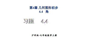 初中数学新沪科版七年级上册4.4习题教学课件2024秋.pptx