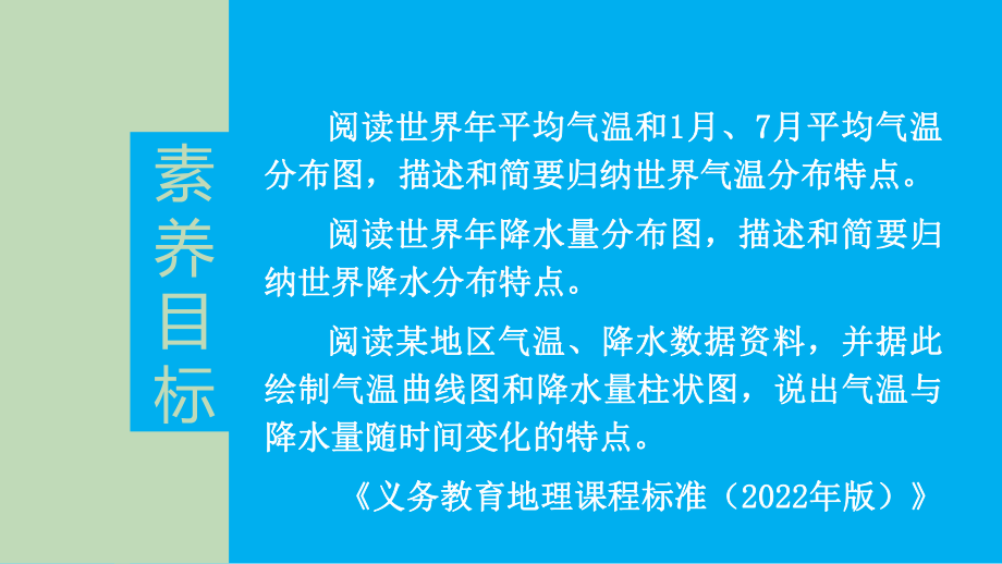 初中地理新湘教版七年级上册第五章第二节 气温和降水教学课件2024秋.pptx_第1页