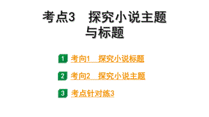 2024成都中考语文备考文言文专题 考点3探究小说主题与标题（教学课件）.pptx