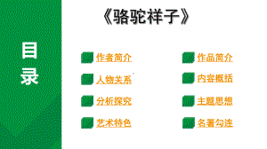 2024成都语文中考试题研究备考第二部分名著阅读6名著思维导图-《骆驼祥子》【课件】.pptx