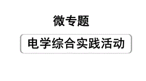 2024成都中考物理二轮专题复习 微专题 电学综合实践活动 （课件）.pptx