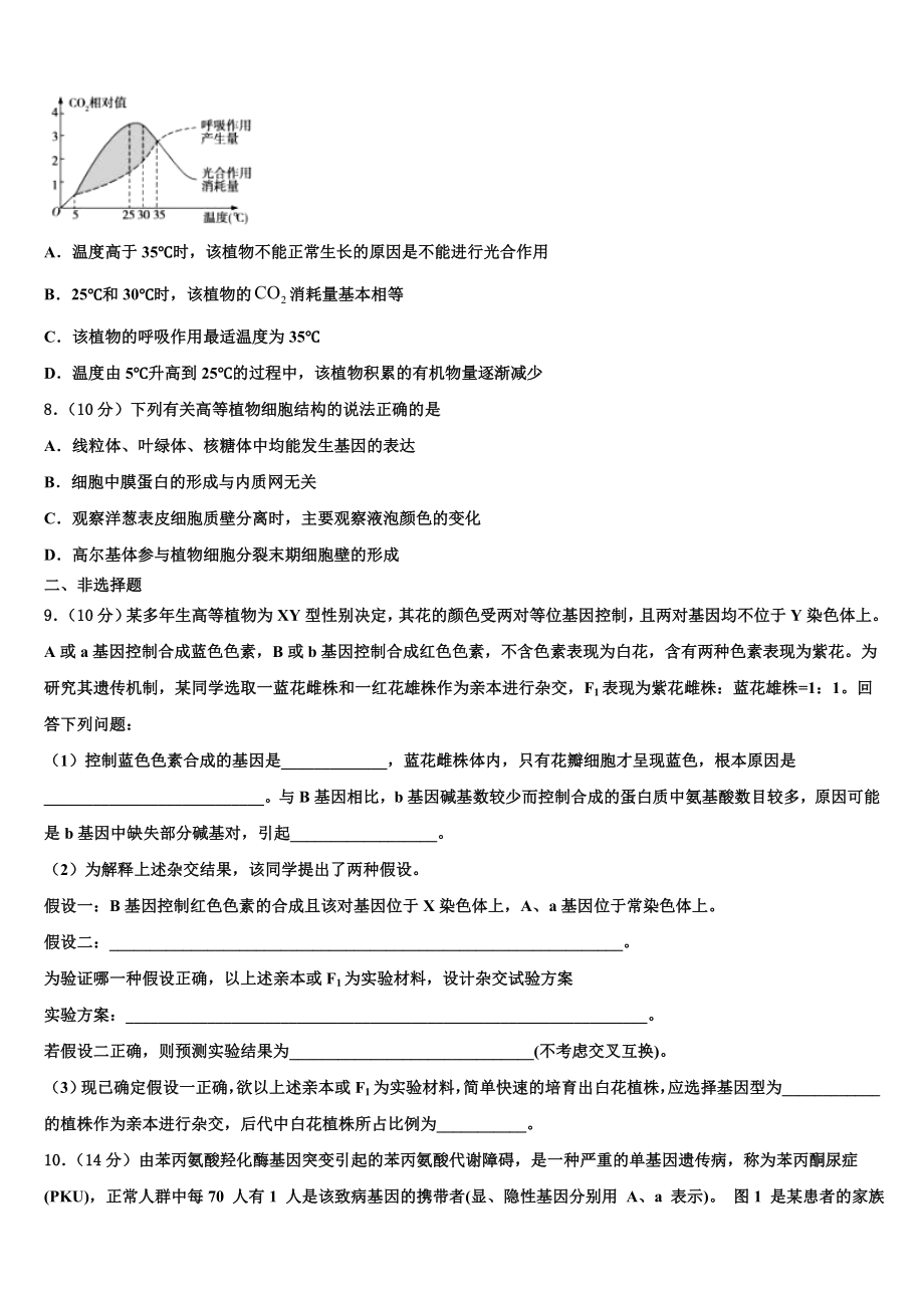 宜宾市重点中学2022-2023学年高三考前热身生物试卷含解析.doc_第3页