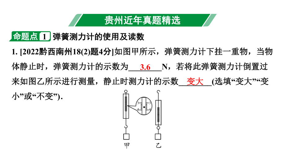 2024贵州中考物理二轮重点专题研究 第九章力（课件）.pptx_第3页