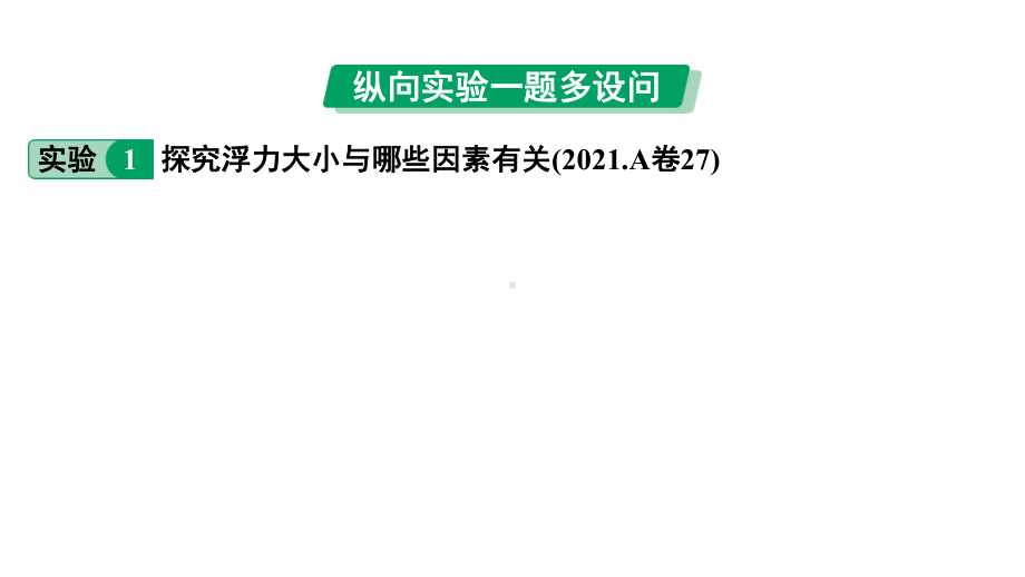 2024中考物理备考专题 第一部分 成都中考考点研究 第15讲 浮力相关实验 (课件).pptx_第3页