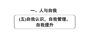 2024成都中考英语试题研究 人与自我（五）自我认识自我管理自我提升 教材词汇默写（课件）.pptx