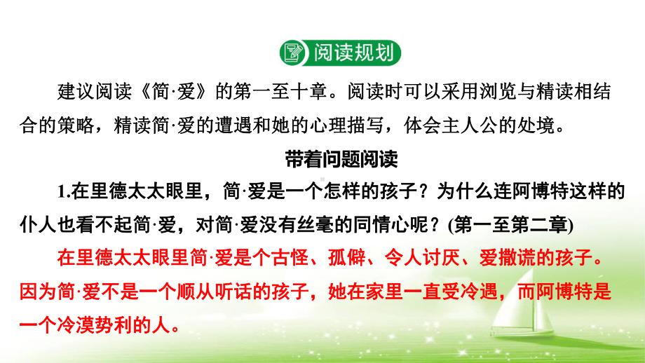 2025年中考语文课内名著阅读专题复习：第12部《简 爱》课件.pptx_第3页