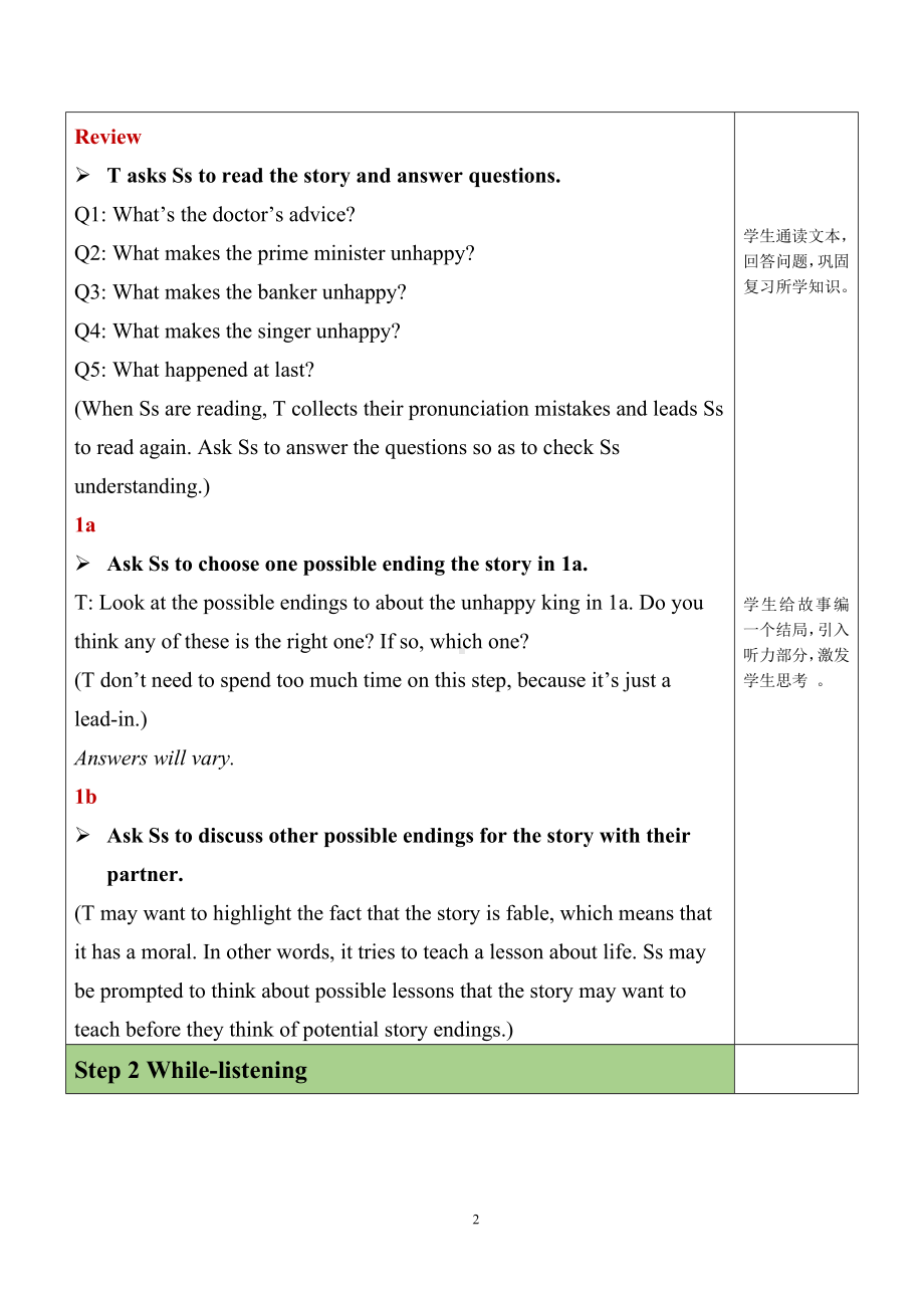 人教新目标版九下英语Unit11Section11(1a-1e）（教案）.docx_第2页