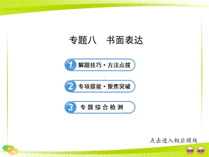 （专题突破）专题八书面表达.ppt