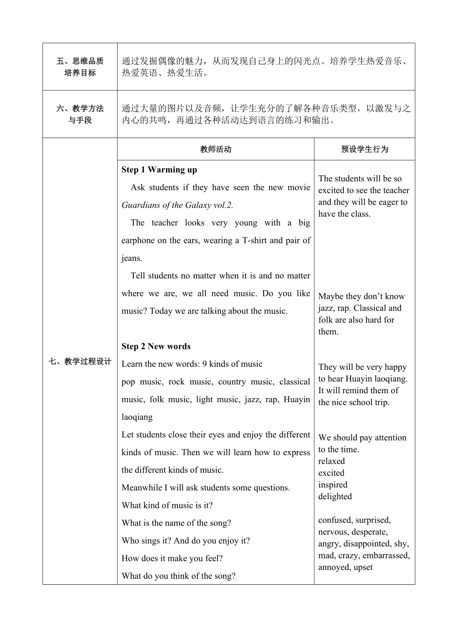 Unit 8 Section B 1a—1d（教案）-人教版英语八年级下册.doc_第2页