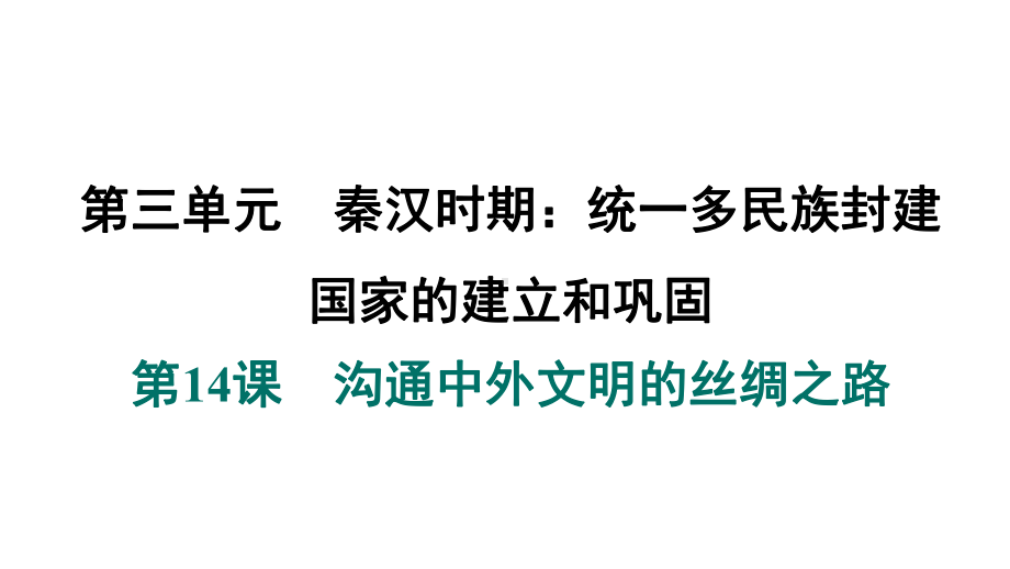 第14课　沟通中外文明的丝绸之路 ppt课件-（2024新）统编版七年级上册《历史》.pptx_第2页