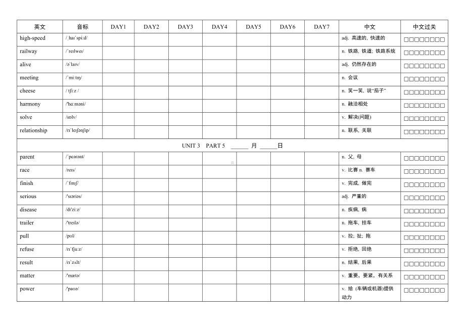 2024新外研版七年级上册《英语》Unit3带音标单词默写表.docx_第3页