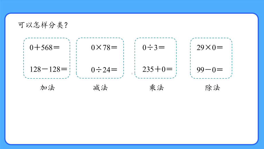 新人教小学四年级数学下册第1单元四则运算第3课时《有关0的运算》示范教学课件.pptx_第2页