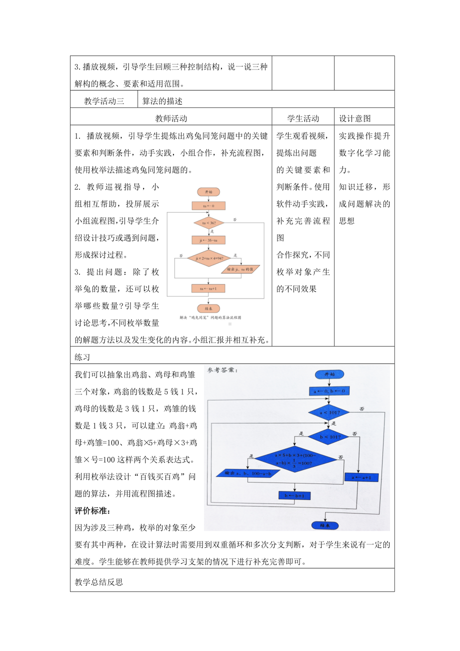 第3课 算法设计（教案）-2024新浙教版六年级上册《信息技术》.docx_第3页