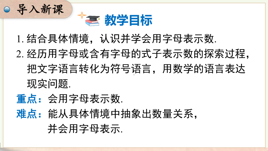 2.1.1 用字母表示数课件 2024-2025-沪科版（2024）数学七年级上册.pptx_第2页