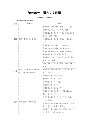 2025届高考语文专题一轮复习：语言文字运用.docx