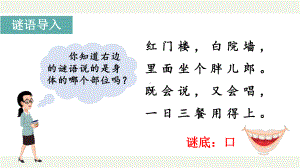 识字3.口耳目手足课件 统编版（2024）语文一年级上册.pptx