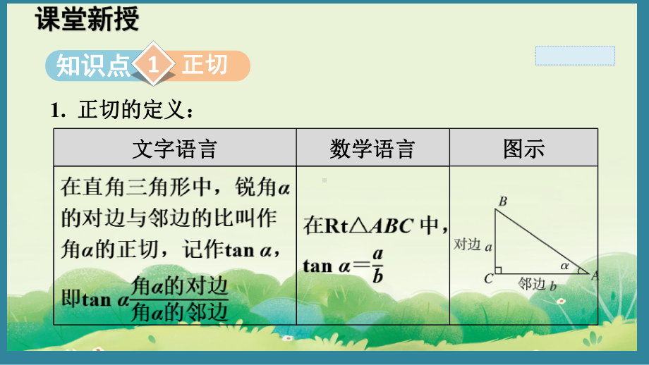 4.2 正　切 （课件）2024-2025湘教版 数学九年级上册.pptx_第2页