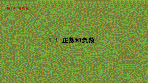 1.1 正数和负数 课件-2024-2025学年-青岛版（2024）数学七年级上册.pptx