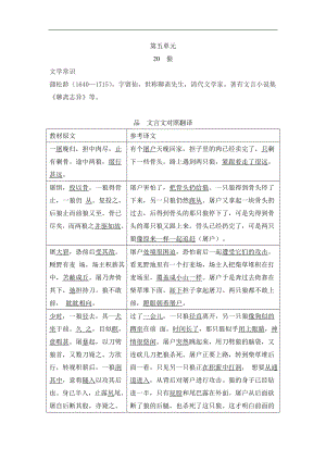 20　狼 背记手册-2024新部编版七年级上册《语文》.doc