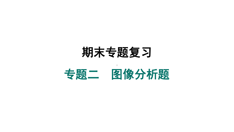 2024新苏科版八年级上册《物理》期末专题复习专题二　图像分析题ppt课件.pptx_第1页