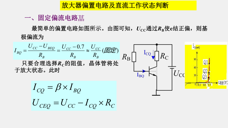 《模拟电子电路及技术基础》课件偏置电络及判断.ppt_第3页