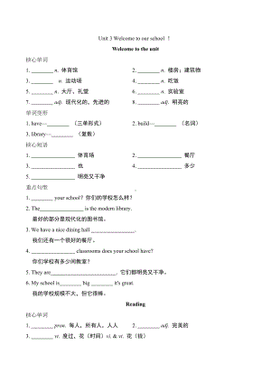 2024新牛津译林版七年级上册《英语》Unit3 听写手册 .docx