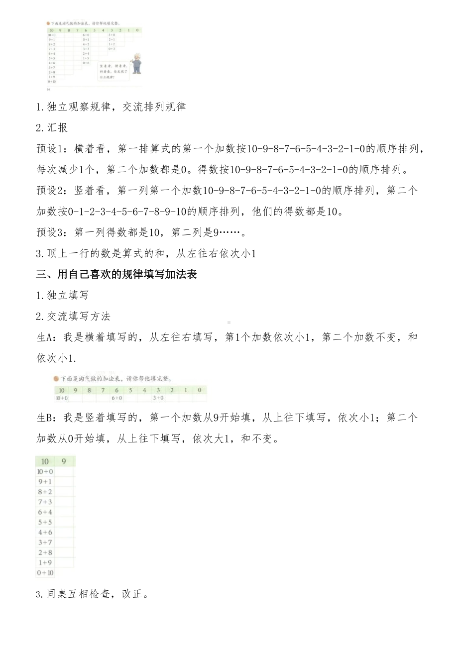 4.10《做个加法表》（ 教学设计）-2024新北师大版一年级上册《数学》.docx_第3页