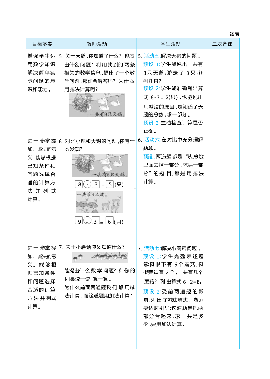 2.8 解决问题(2) （教案）-2024新人教版一年级上册《数学》.docx_第3页