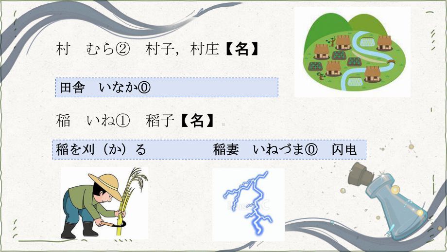 第39课 眼鏡をかけて本を読みます 单词（ppt课件）-2024新新版标准日本语《高中日语》初级下册.pptx_第3页