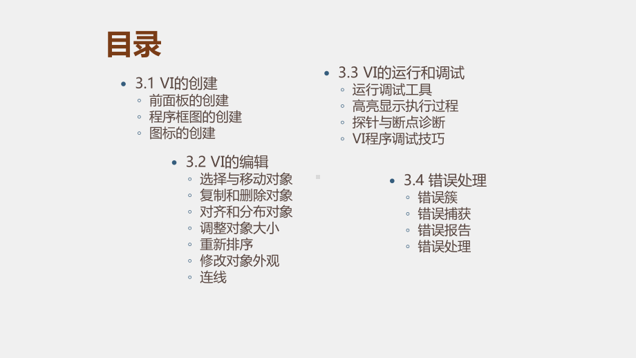 《LabVIEW 程序设计教程》课件第三章 程序编辑与调试.pptx_第1页