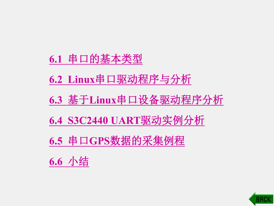 《基于S3C2440的嵌入式Linux开发实例》课件第6章.ppt_第1页