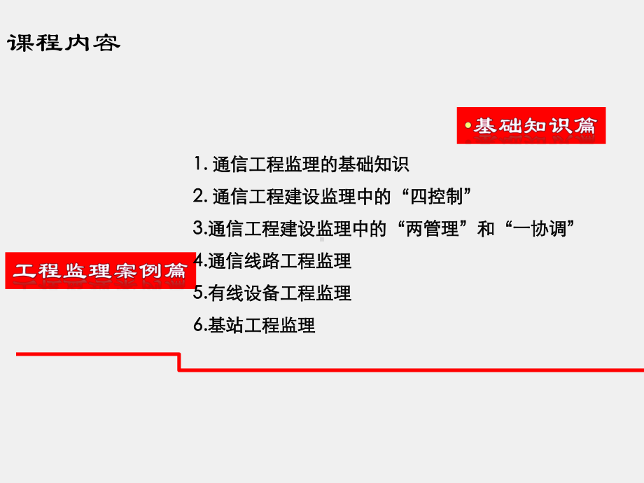 《通信工程监理》课件第1章、通信工程监理的基础知识.ppt_第1页