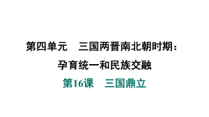 第16课　三国鼎立 课件 2024-2025-统编版历史（2024）七年级上册.pptx