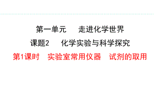 1.2.1 实验室常用仪器 试剂的取用 人教版（2024）化学九年级上册.pptx