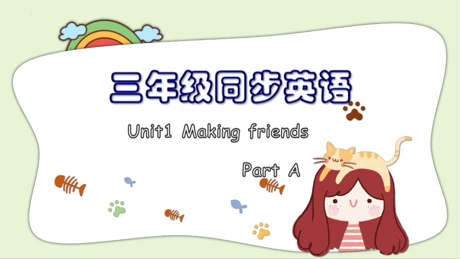 Unit1 Making friends Part A Let's talk &learn（ppt课件）-2024新人教PEP版三年级上册《英语》.pptx_第1页