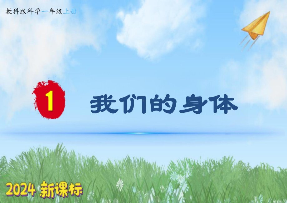 2.1我们的身体（ppt课件）-2024新教科版一年级上册《科学》.pptx_第1页