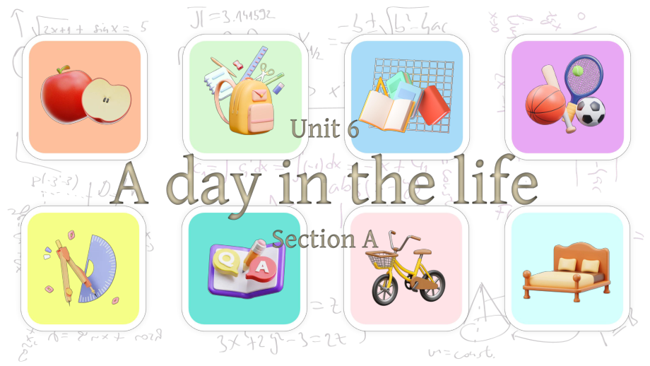 Unit 6 A day in the life Section A（1a -Grammar Focus（ppt课件）） -2024新人教版七年级上册《英语》.pptx_第1页