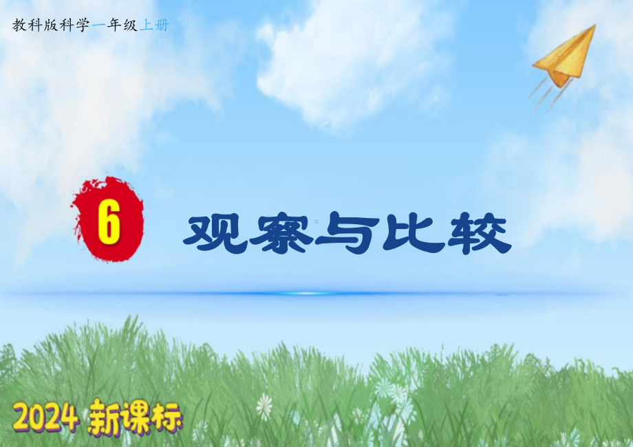 2.6 观察和比较 （ppt课件）-2024新教科版一年级上册《科学》.pptx_第1页