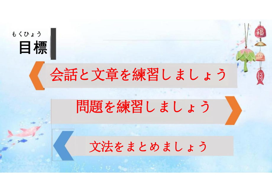 第三課 ペット王文君のインコ 第1課時（ppt课件）-2024新人教版《初中日语》必修第二册.pptx_第3页