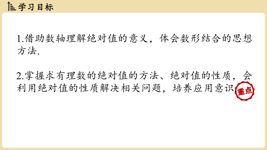 1.2数轴、相反数与绝对值1.2.3 绝对值（课件）湘教版数学七年级上册.pptx_第2页