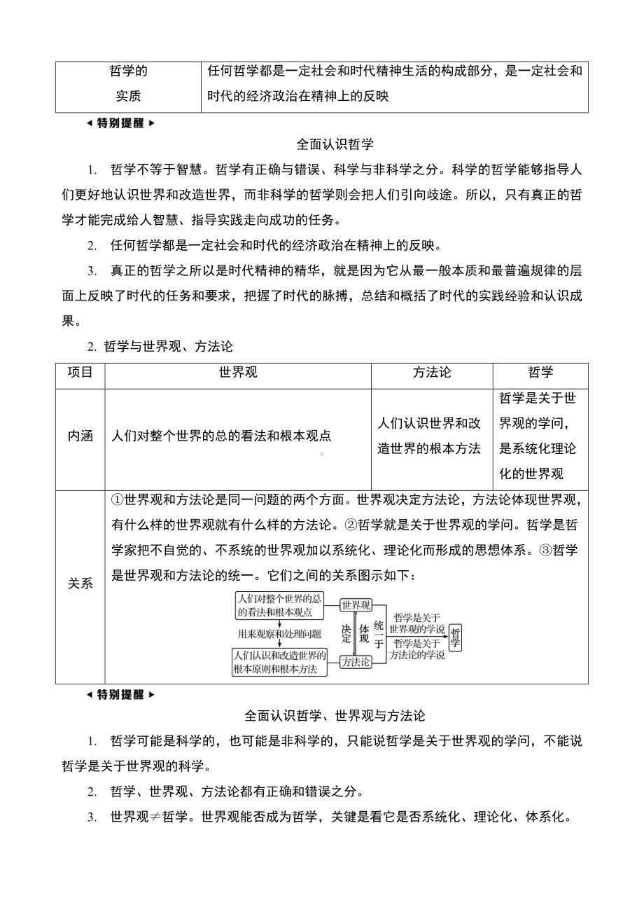 第一课 时代精神的精华 学案-2025届高考政治一轮复习统编版必修四哲学与文化.DOC_第2页