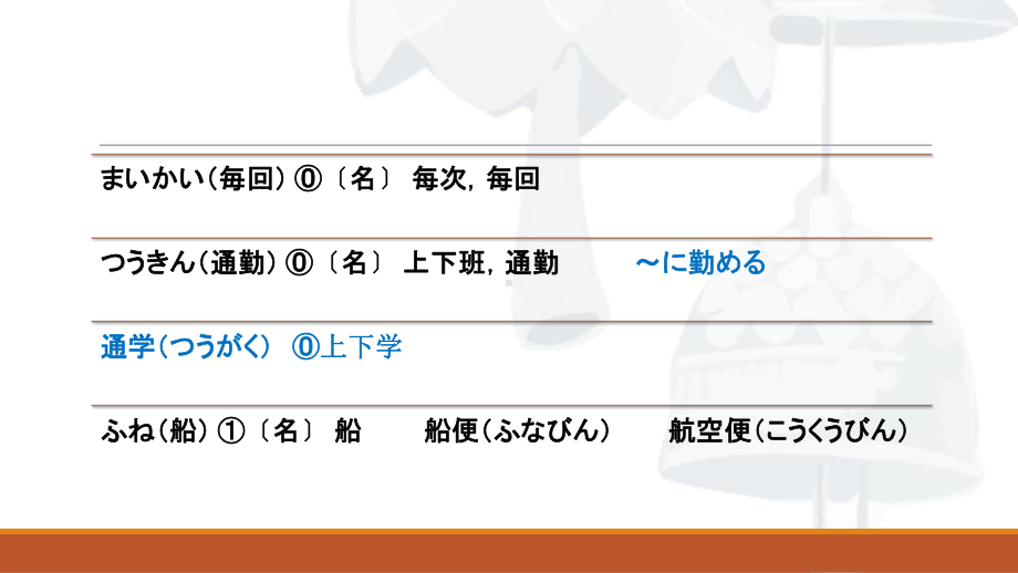 第23課 休みの日、散歩したり、買い物に行ったりします ppt课件-2024新版标准日本语《高中日语》初级上册.pptx_第3页