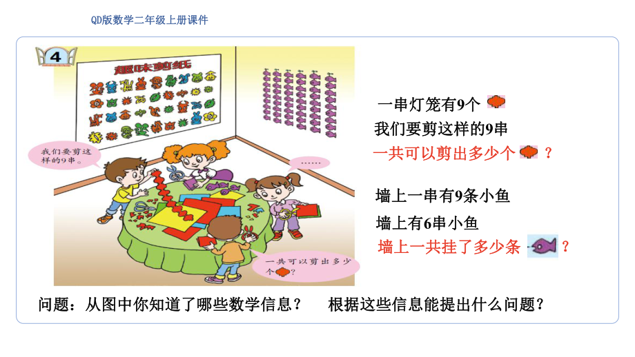 4.5 9的乘法口诀（课件）青岛版数学二年级上册.pptx_第2页