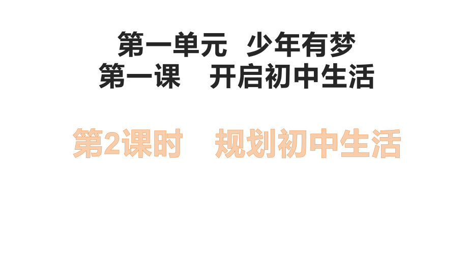 1.2 规划初中生活 ppt课件-（2024部）统编版七年级《道德与法治》上册.rar