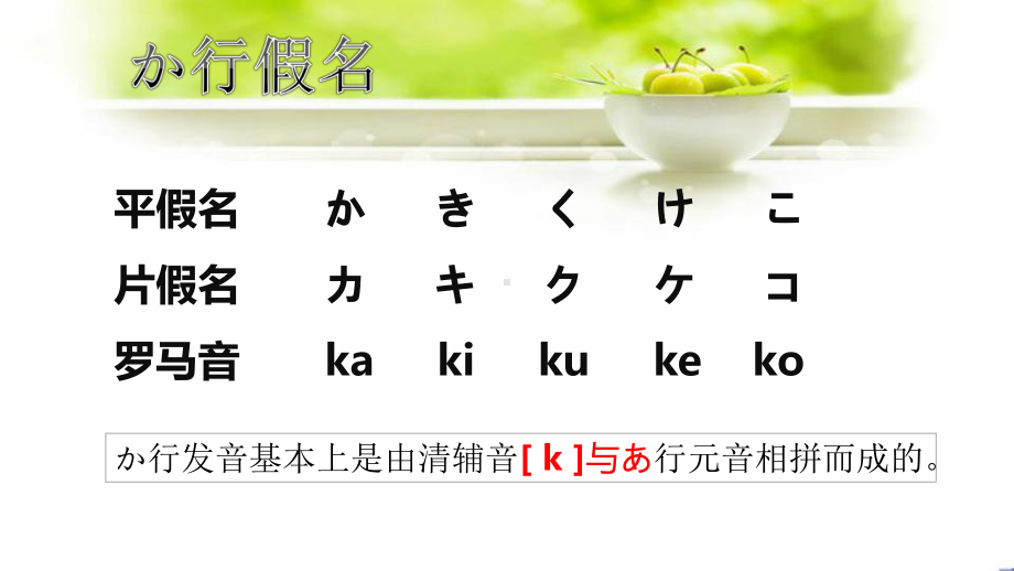 五十音图第二节か行 ppt课件-2024新版标准日本语《高中日语》初级上册.pptx_第2页